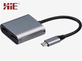 Cuibheoir USB-C Go Duo-HDMI